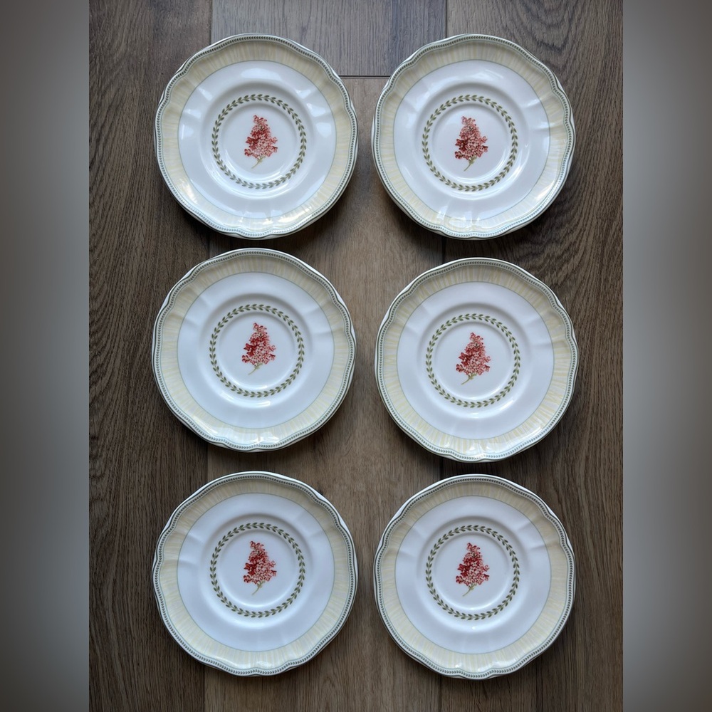 EPOCH Collection Fleur De Provenance Saucer Plates